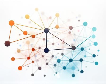 Abstract illustration representing communication or learning